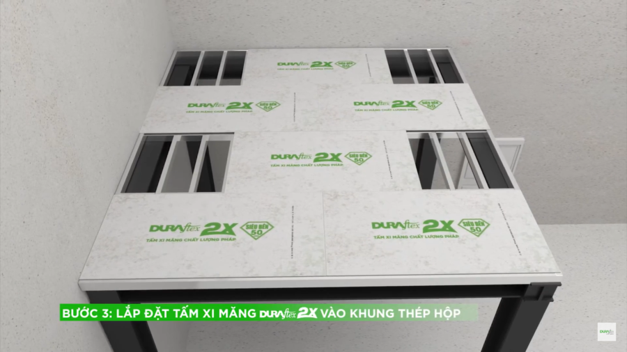 Thi công sàn nhà bằng tấm cemboard